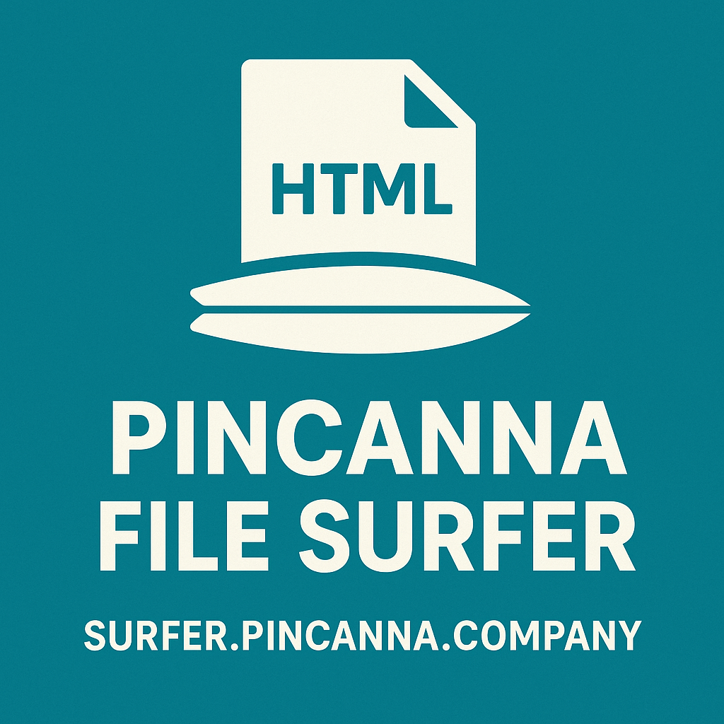 Pincanna File Surfer Logo